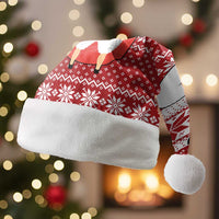 Llama Superhero Christmas Santa Hat Xmas Holiday Patterns - Wonder Print Shop