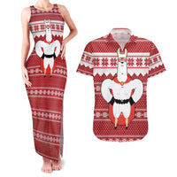 Llama Superhero Christmas Couples Matching Tank Maxi Dress and Hawaiian Shirt Xmas Holiday Patterns - Wonder Print Shop