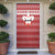 Llama Superhero Christmas Door Cover Xmas Holiday Patterns - Wonder Print Shop