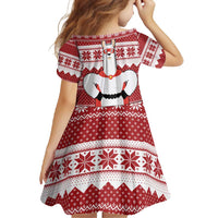 Llama Superhero Christmas Family Matching Short Sleeve Bodycon Dress and Hawaiian Shirt Xmas Holiday Patterns - Wonder Print Shop