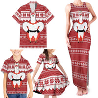Llama Superhero Christmas Family Matching Tank Maxi Dress and Hawaiian Shirt Xmas Holiday Patterns - Wonder Print Shop
