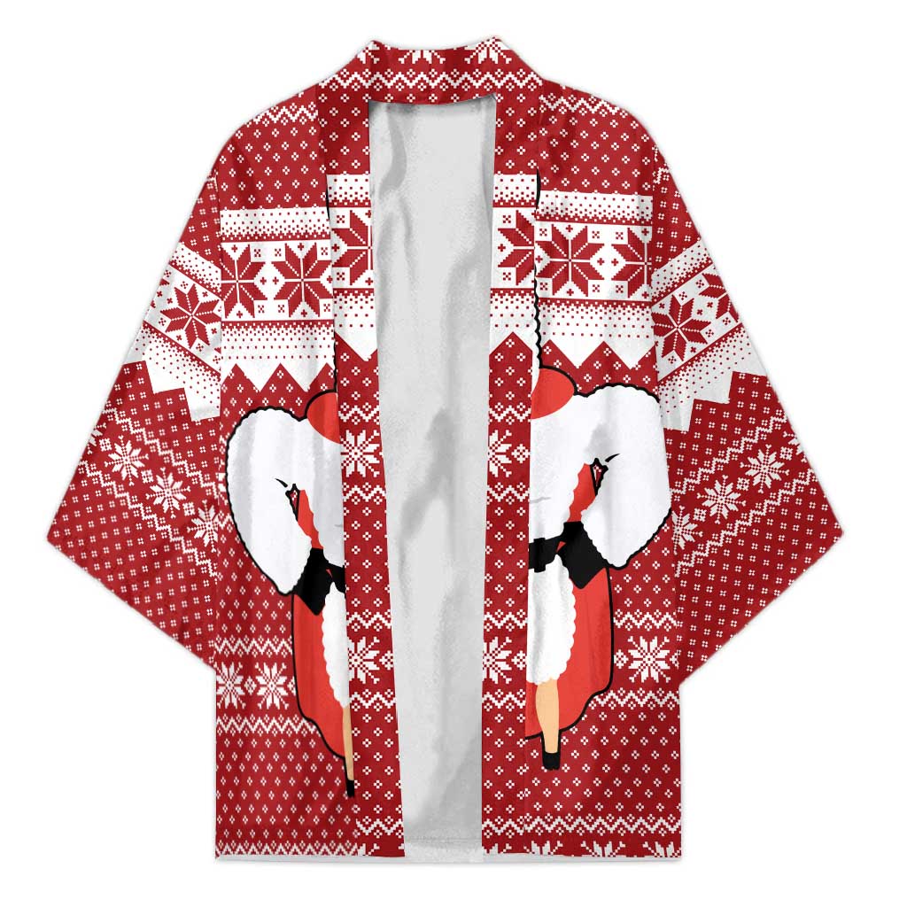 Llama Superhero Christmas Kimono Xmas Holiday Patterns - Wonder Print Shop