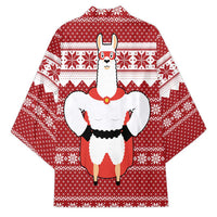 Llama Superhero Christmas Kimono Xmas Holiday Patterns - Wonder Print Shop