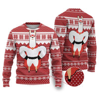 Llama Superhero Christmas Ugly Christmas Sweater Xmas Holiday Patterns - Wonder Print Shop