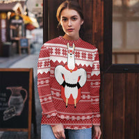 Llama Superhero Christmas Ugly Christmas Sweater Xmas Holiday Patterns - Wonder Print Shop