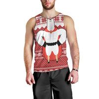 Llama Superhero Christmas Men Tank Top Xmas Holiday Patterns - Wonder Print Shop