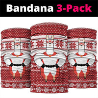 Llama Superhero Christmas Neck Gaiter Xmas Holiday Patterns - Wonder Print Shop