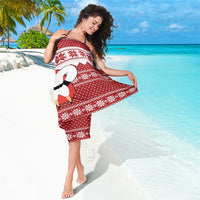 Llama Superhero Christmas Sarong Xmas Holiday Patterns - Wonder Print Shop