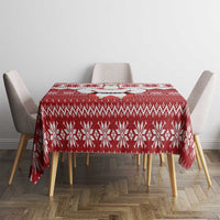 Llama Superhero Christmas Tablecloth Xmas Holiday Patterns - Wonder Print Shop