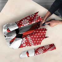 Llama Superhero Christmas Umbrella Xmas Holiday Patterns - Wonder Print Shop