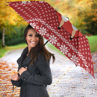 Llama Superhero Christmas Umbrella Xmas Holiday Patterns - Wonder Print Shop