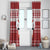 Llama Superhero Christmas Window Curtain Xmas Holiday Patterns - Wonder Print Shop