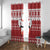Llama Superhero Christmas Window Curtain Xmas Holiday Patterns - Wonder Print Shop