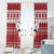 Llama Superhero Christmas Window Curtain Xmas Holiday Patterns - Wonder Print Shop