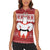 Llama Superhero Christmas Women Sleeveless Polo Shirt Xmas Holiday Patterns - Wonder Print Shop