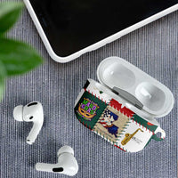 Louisiana Famous Things Christmas AirPods Case Xmas Holiday Patterns - Wonder Print Shop