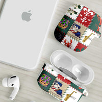 Louisiana Famous Things Christmas AirPods Case Xmas Holiday Patterns - Wonder Print Shop