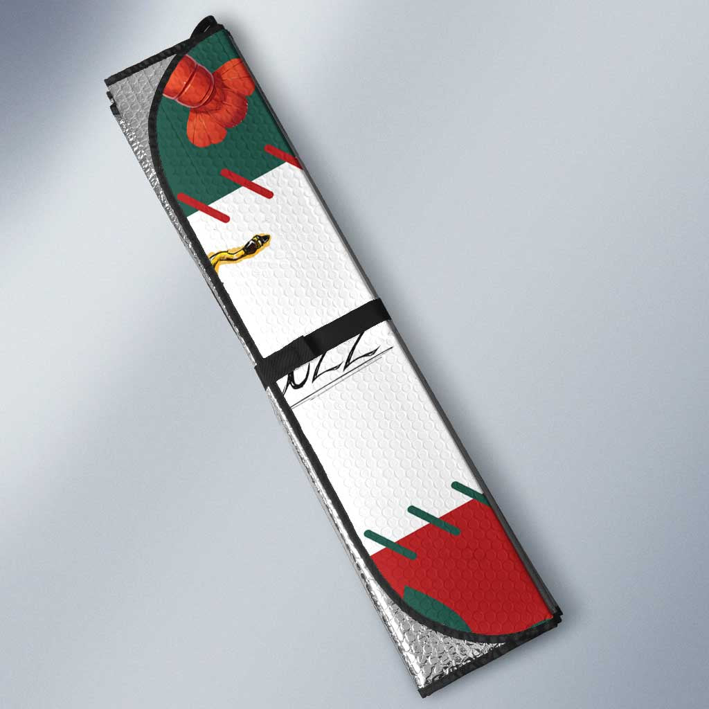 Louisiana Famous Things Christmas Auto Sun Shade Xmas Holiday Patterns - Wonder Print Shop