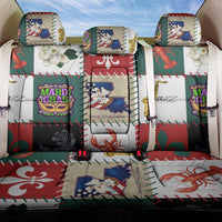 Louisiana Famous Things Christmas Back Car Seat Cover Xmas Holiday Patterns - Wonder Print Shop