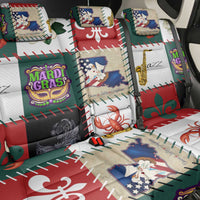 Louisiana Famous Things Christmas Back Car Seat Cover Xmas Holiday Patterns - Wonder Print Shop