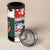 Louisiana Famous Things Christmas 4 in 1 Can Cooler Tumbler Xmas Holiday Patterns - Wonder Print Shop