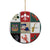 Louisiana Famous Things Christmas Ceramic Ornament Xmas Holiday Patterns - Wonder Print Shop