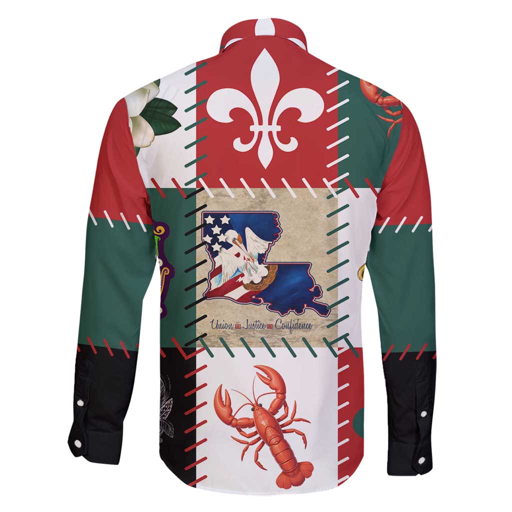 Louisiana Famous Things Christmas Family Matching Mermaid Dress and Hawaiian Shirt Xmas Holiday Patterns - Wonder Print Shop