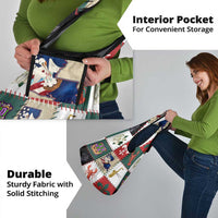 Louisiana Famous Things Christmas Grocery Bag Xmas Holiday Patterns - Wonder Print Shop