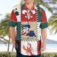 Louisiana Famous Things Christmas Hawaiian Shirt Xmas Holiday Patterns - Wonder Print Shop