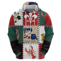 Louisiana Famous Things Christmas Hoodie Xmas Holiday Patterns - Wonder Print Shop