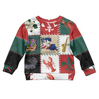 Louisiana Famous Things Christmas Kid Ugly Christmas Sweater Xmas Holiday Patterns - Wonder Print Shop