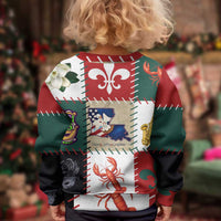 Louisiana Famous Things Christmas Kid Ugly Christmas Sweater Xmas Holiday Patterns - Wonder Print Shop