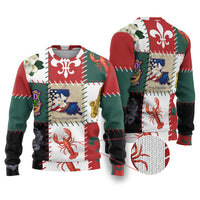 Louisiana Famous Things Christmas Ugly Christmas Sweater Xmas Holiday Patterns - Wonder Print Shop