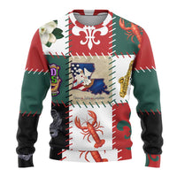 Louisiana Famous Things Christmas Ugly Christmas Sweater Xmas Holiday Patterns - Wonder Print Shop