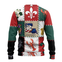 Louisiana Famous Things Christmas Ugly Christmas Sweater Xmas Holiday Patterns - Wonder Print Shop