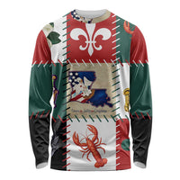 Louisiana Famous Things Christmas Long Sleeve Shirt Xmas Holiday Patterns - Wonder Print Shop