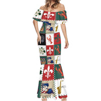 Louisiana Famous Things Christmas Mermaid Dress Xmas Holiday Patterns - Wonder Print Shop
