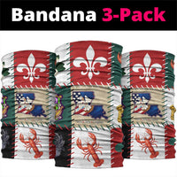 Louisiana Famous Things Christmas Neck Gaiter Xmas Holiday Patterns - Wonder Print Shop