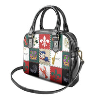 Louisiana Famous Things Christmas Shoulder Handbag Xmas Holiday Patterns - Wonder Print Shop