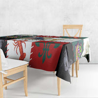 Louisiana Famous Things Christmas Tablecloth Xmas Holiday Patterns - Wonder Print Shop