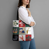 Louisiana Famous Things Christmas Tote Bag Xmas Holiday Patterns - Wonder Print Shop
