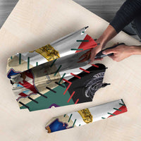 Louisiana Famous Things Christmas Umbrella Xmas Holiday Patterns - Wonder Print Shop