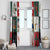 Louisiana Famous Things Christmas Window Curtain Xmas Holiday Patterns - Wonder Print Shop