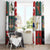 Louisiana Famous Things Christmas Window Curtain Xmas Holiday Patterns - Wonder Print Shop