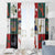 Louisiana Famous Things Christmas Window Curtain Xmas Holiday Patterns - Wonder Print Shop