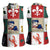 Louisiana Famous Things Christmas Women Sleeveless Polo Shirt Xmas Holiday Patterns - Wonder Print Shop