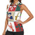 Louisiana Famous Things Christmas Women Sleeveless Polo Shirt Xmas Holiday Patterns - Wonder Print Shop