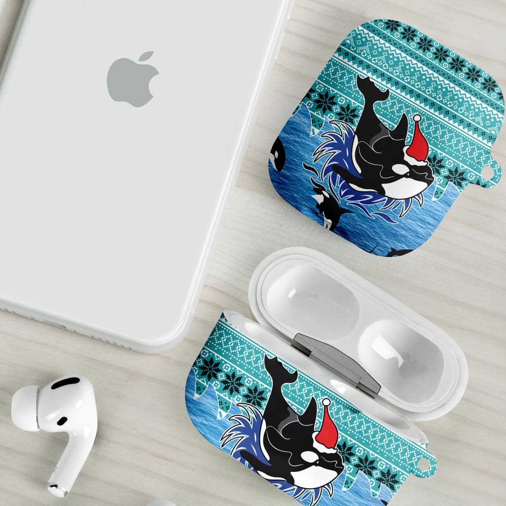 Love Oracle Whale Christmas AirPods Case Xmas Holiday Patterns - Wonder Print Shop