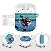 Love Oracle Whale Christmas AirPods Case Xmas Holiday Patterns - Wonder Print Shop