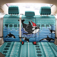Love Oracle Whale Christmas Back Car Seat Cover Xmas Holiday Patterns - Wonder Print Shop